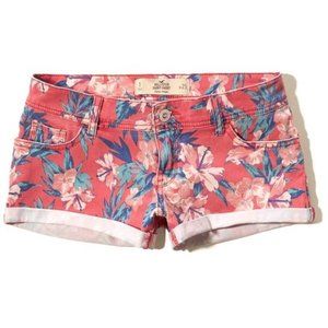Hollister Floral Twill Shorts